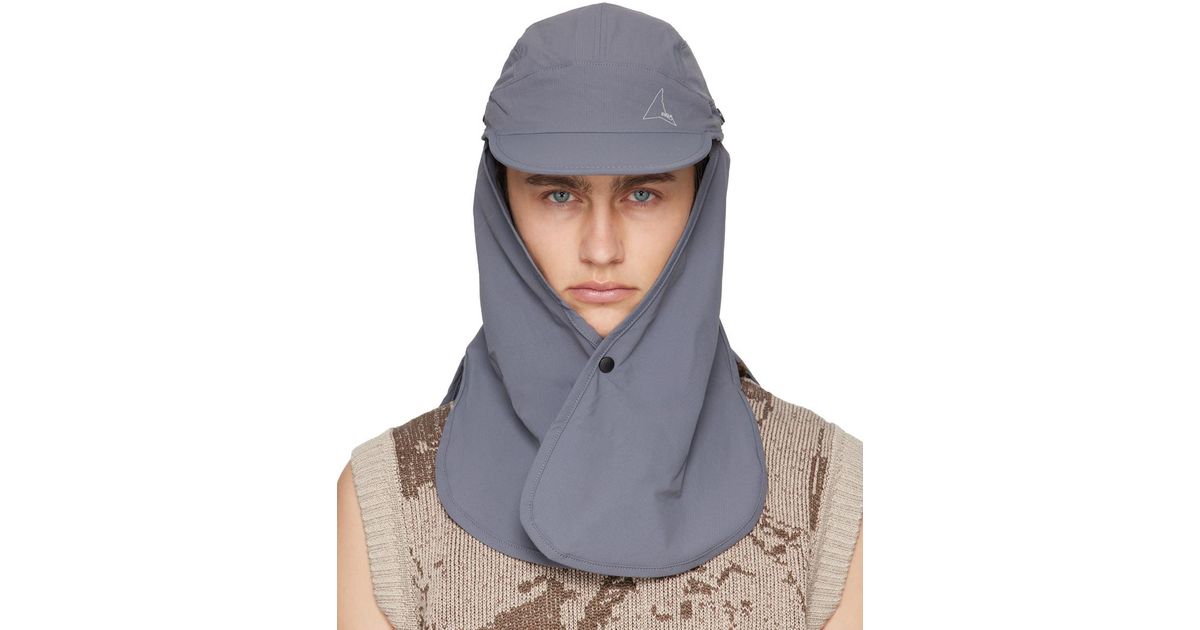 【ROA】SAHARAN CAP roa hiking Roa Khaki Saharan Cap in Green for Men | Lyst Canada