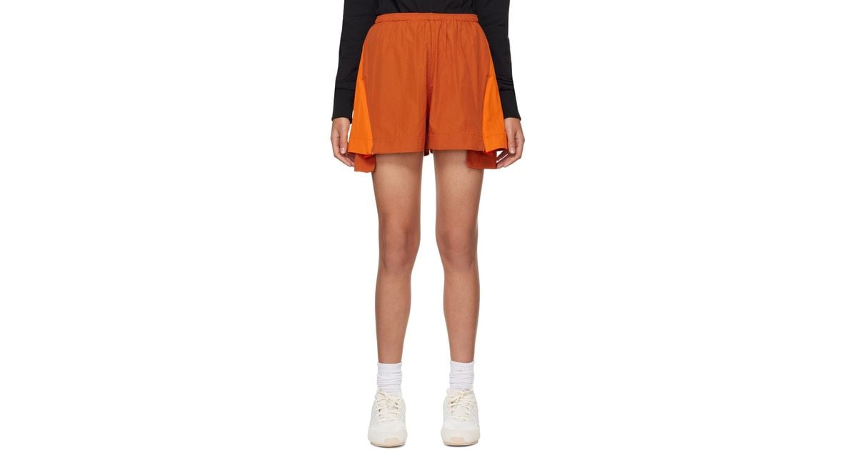 Y-3 Synthetic Classic Light Shell Sport Shorts in Orange | Lyst Australia