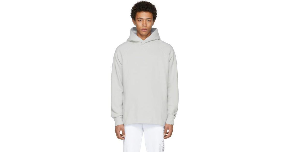 unhemmed hoodie