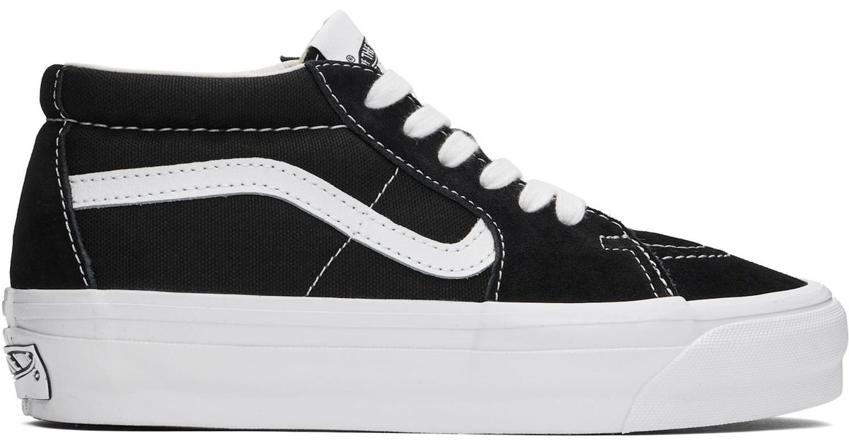 Vans Premium Sk8-Mid Reissue 83 Sneakers in Black | Lyst UK