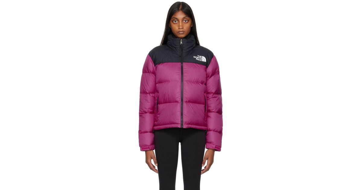 The north face womens 1996 deals retro nuptse jacket in pink