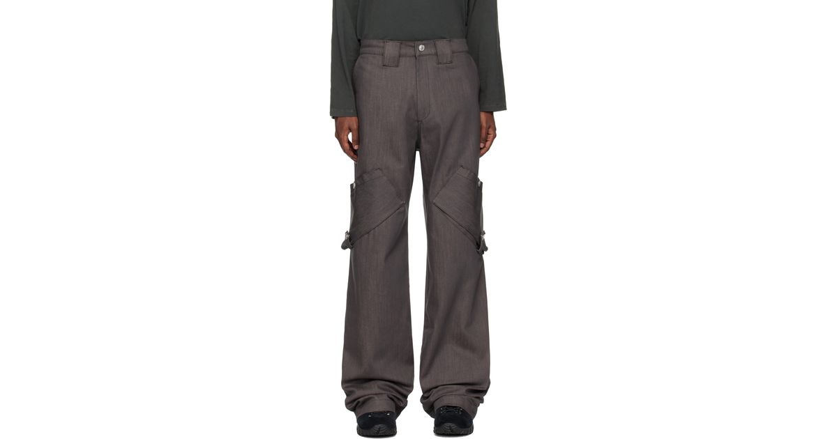 AFFXWRKS Boiler Denim Cargo Pants in Black for Men | Lyst UK