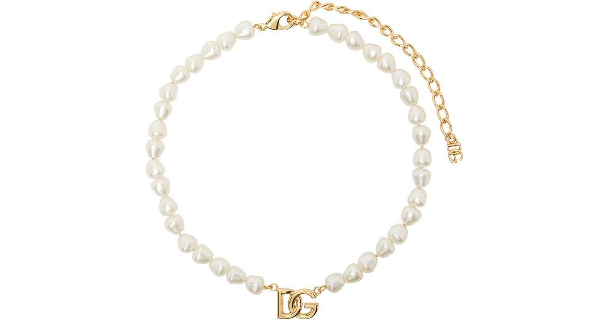 Dolce & Gabbana Logo Mini Necklace 【公式通販】