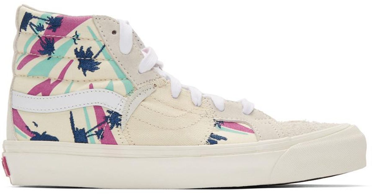 vans palm tree high tops