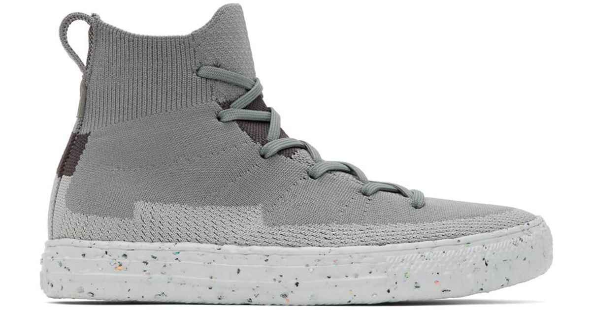 converse grey high cut