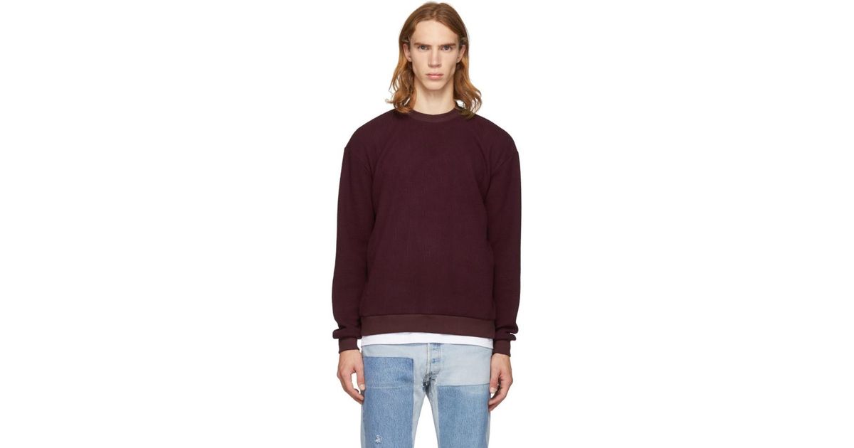 corduroy crewneck sweatshirt