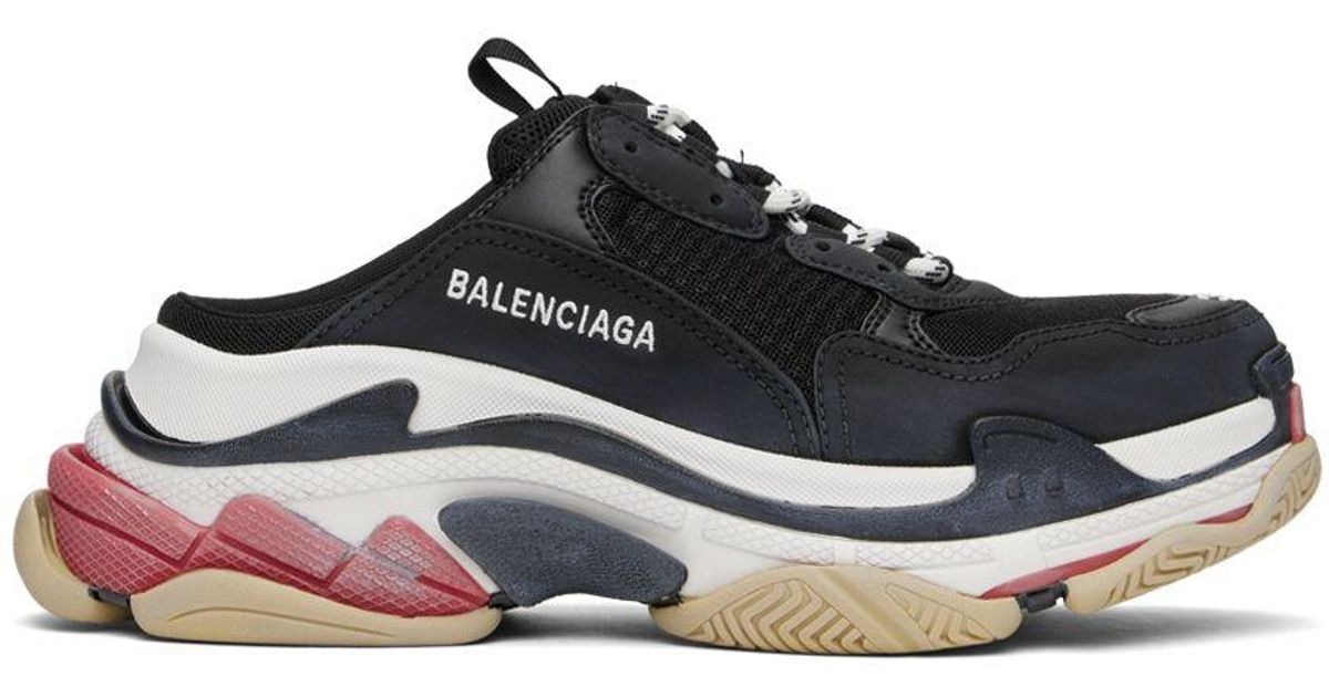 balenciaga mules red