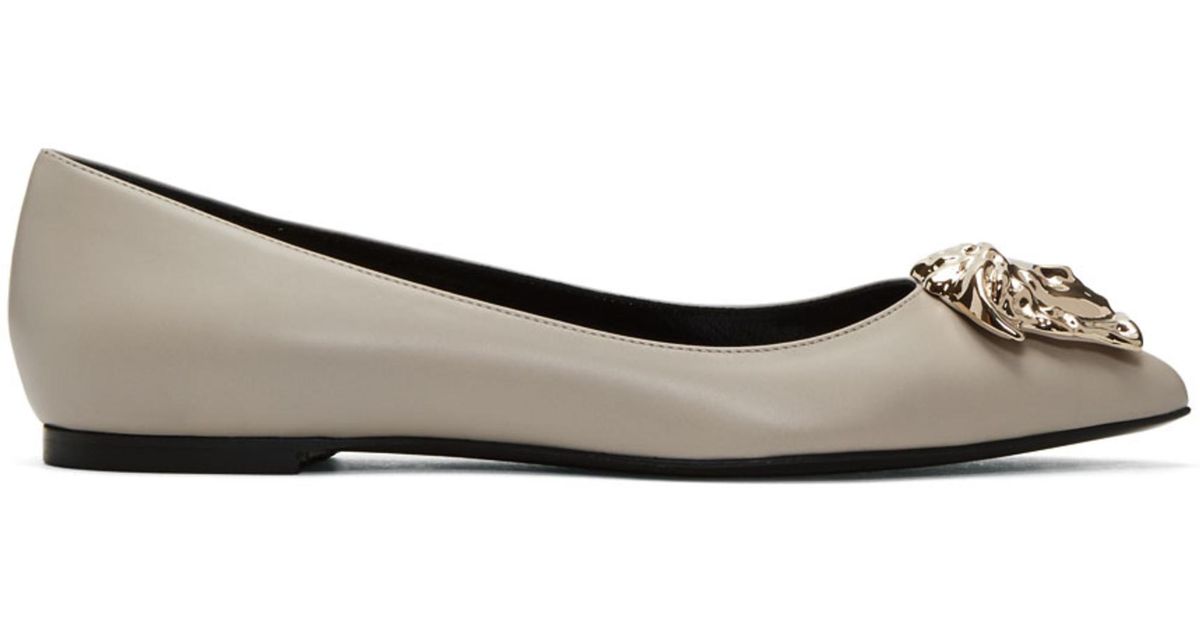 versace ballet flats