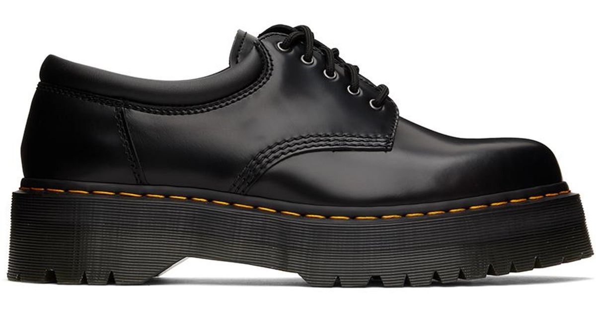 black 8053 quad platform derbys