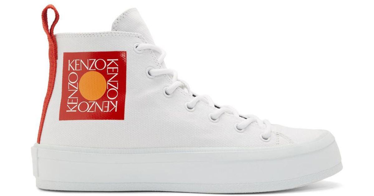 kenzo high top shoes