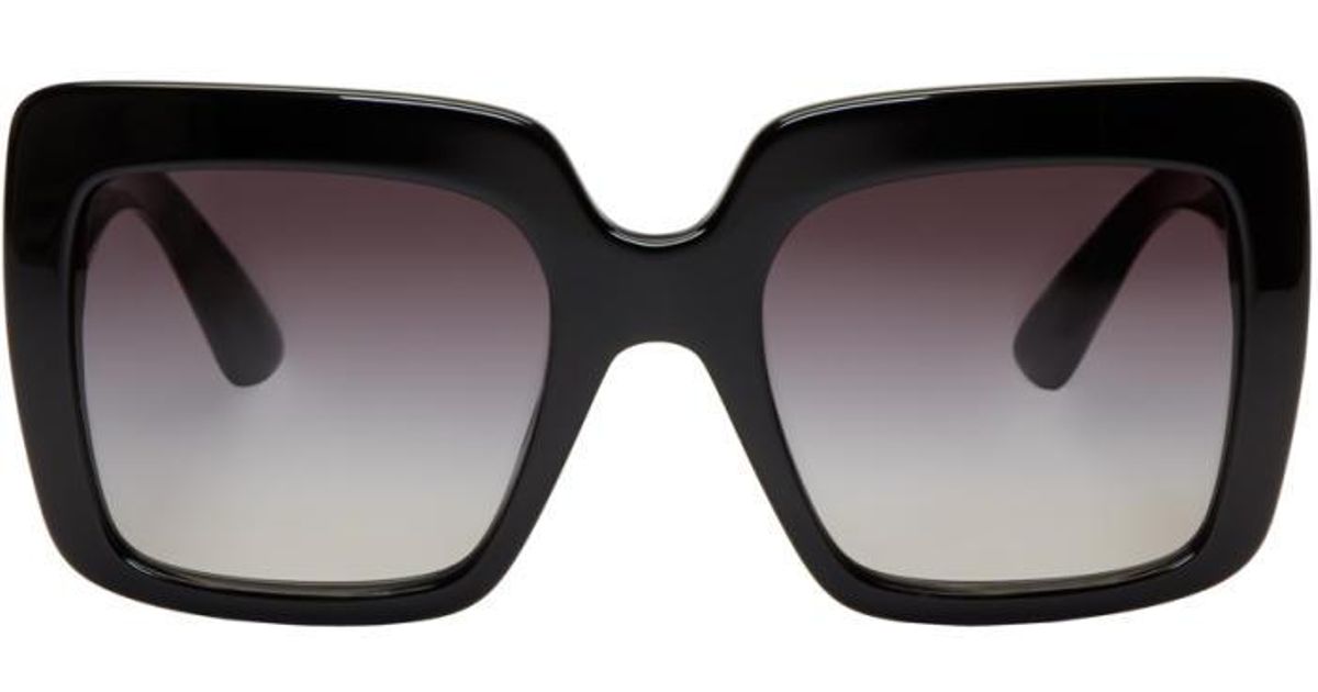 Dolce \u0026 Gabbana Black Square Sunglasses 