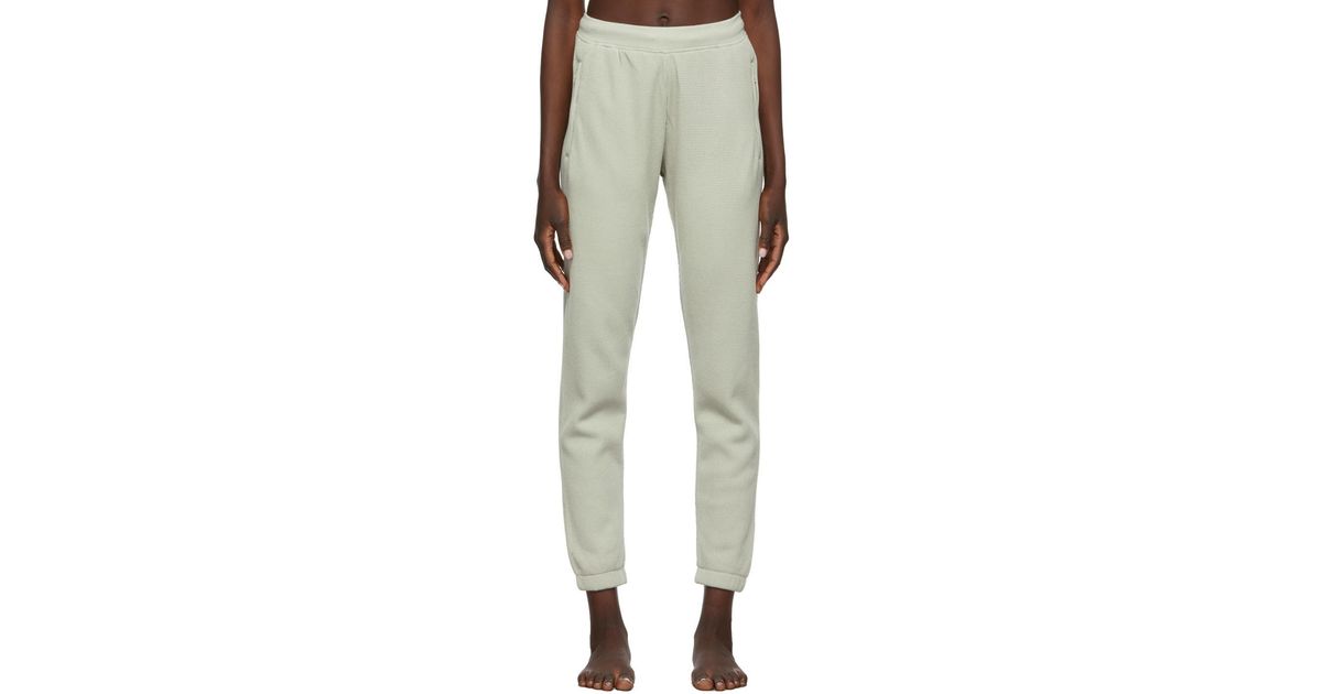 Skims Cotton Grey Waffle jogger Lounge Pants in Gray - Lyst