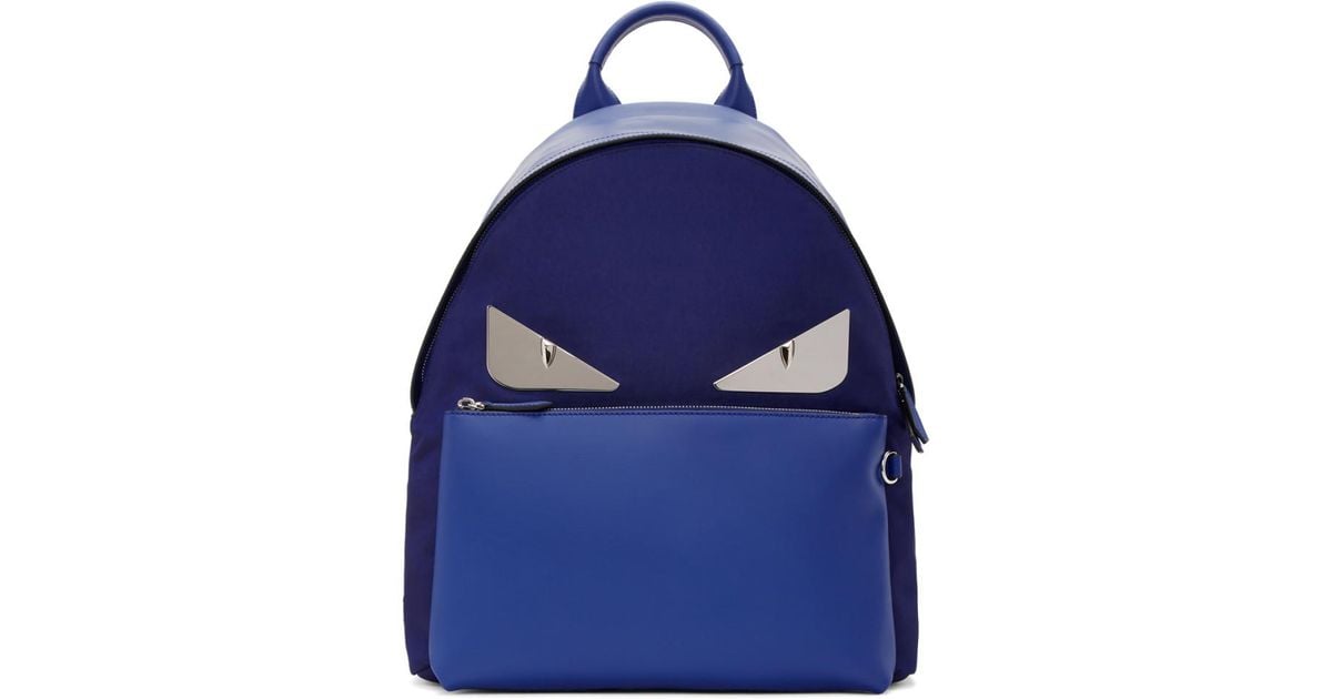 fendi blue backpack