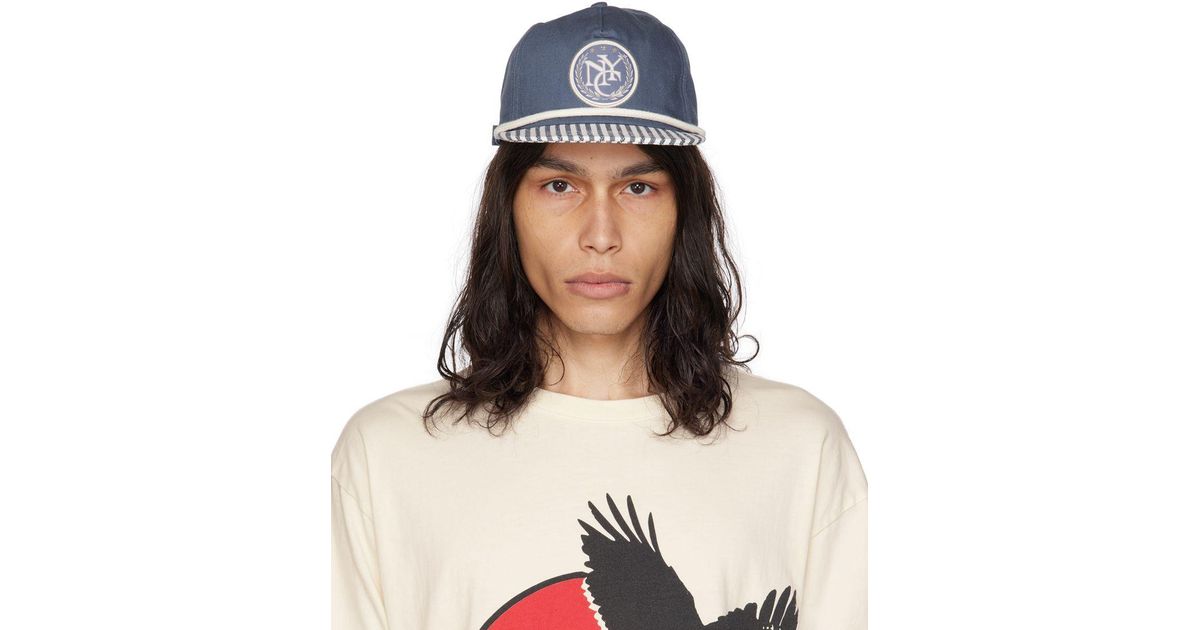Rhude Blue Puma Edition Flat Brim Cap for Men Lyst