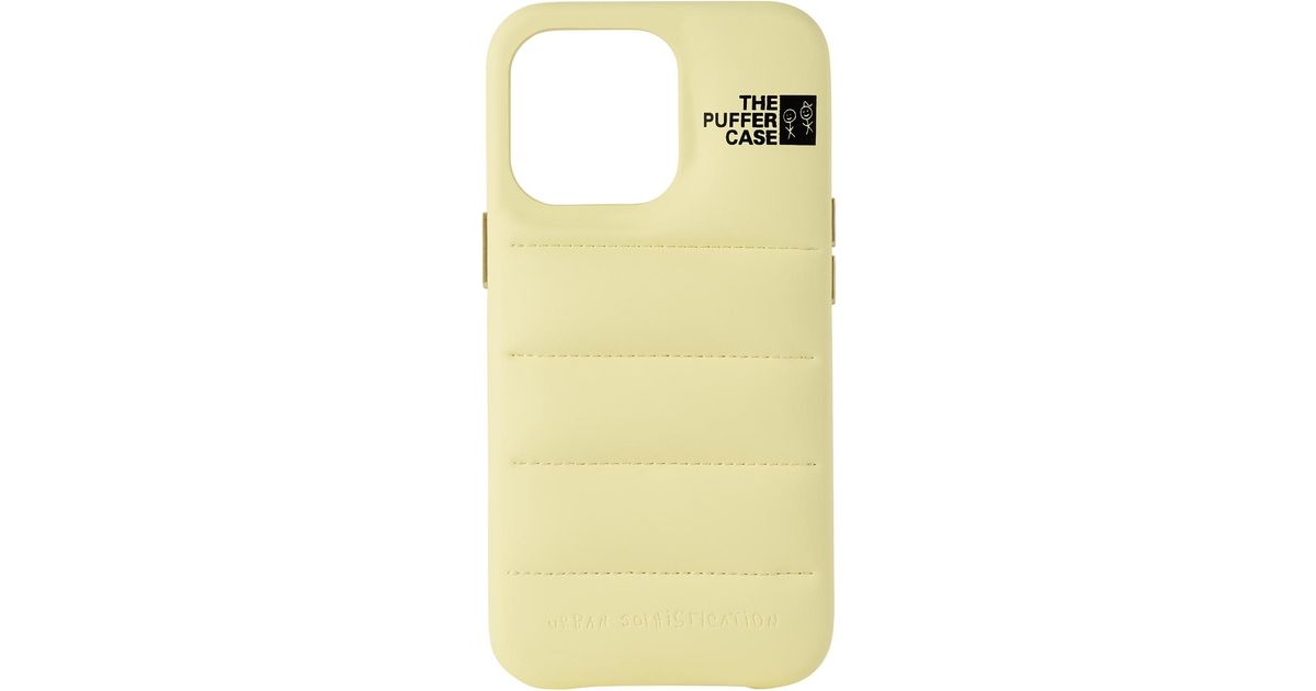 Urban Sophistication Yellow 'the Puffer' Iphone 13 Pro Case | Lyst