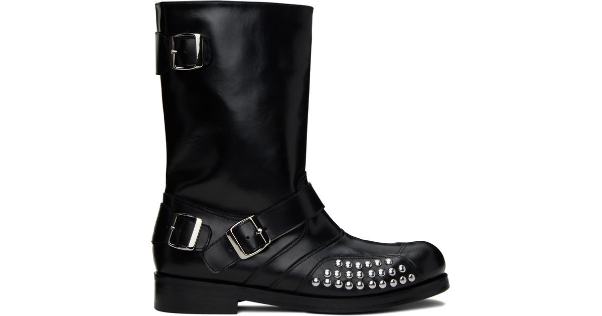 STEFAN COOKE Stud Panel Boots in Black for Men | Lyst UK STEFAN COOKE Stud Panel Boots in Black for Men | Lyst UK