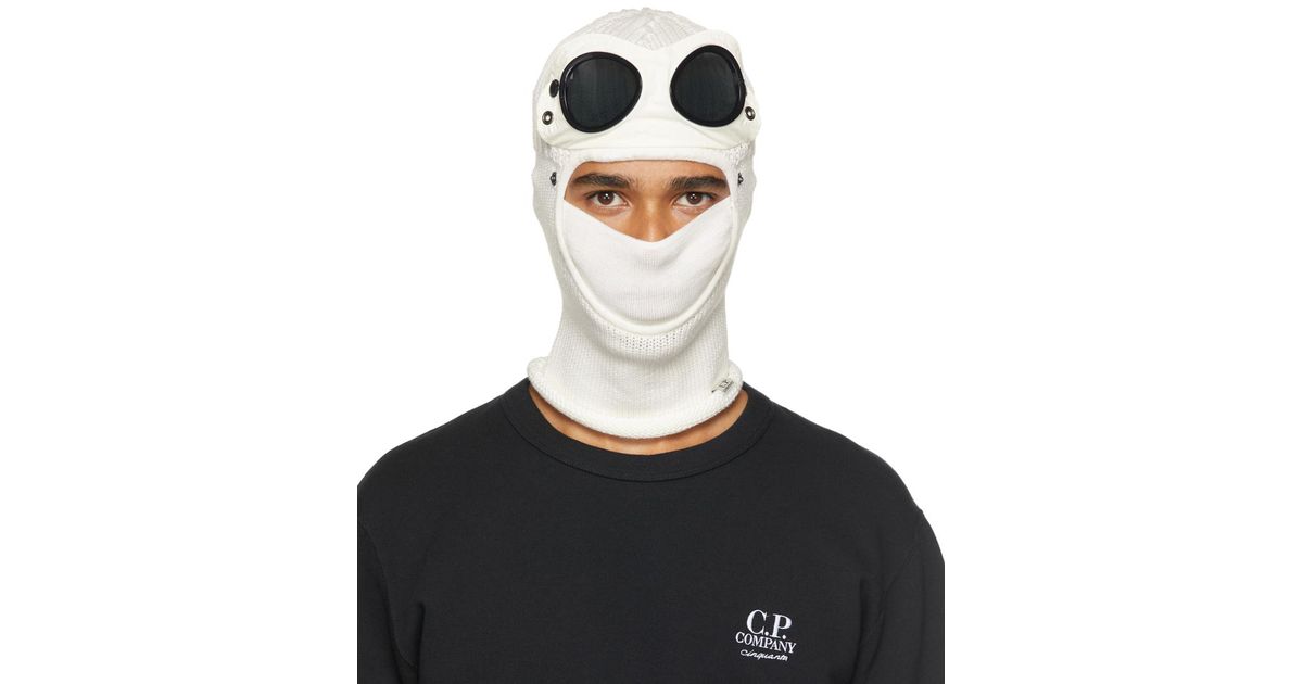 C.P. Company goggle Balaclava in White for Men | Lyst Canada C.P. Company goggle Balaclava in White for Men | Lyst Canada
