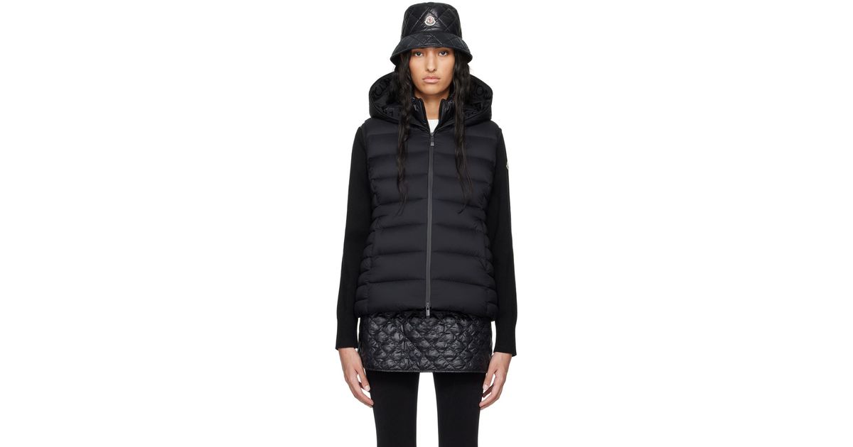Moncler Barraux ダウンベスト ブラック | Lyst