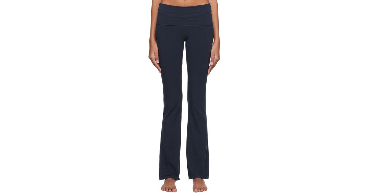Cotton Jersey Foldover Pant - Navy - M is in stock at Skims for $62.00 :  r/SkimsRestockAlerts