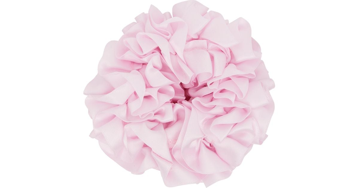 Maryam Nassir Zadeh Carnation Scrunchie in Hot Red