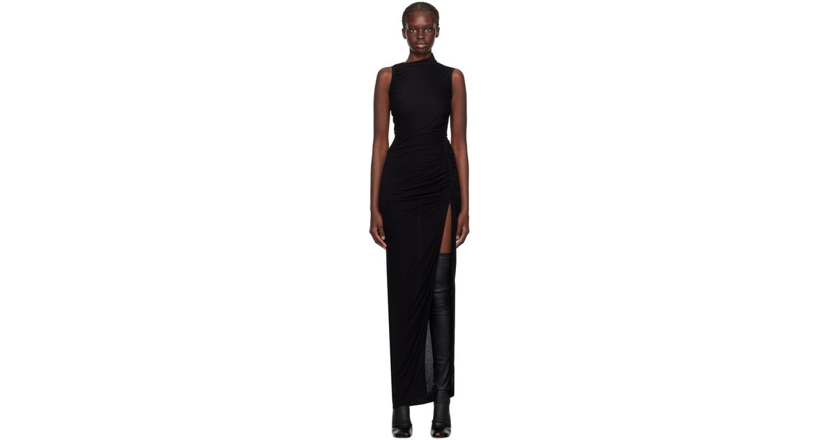 【関税込み】Rick Owens Lilies ブラック Svita マキシドレス Rick Owens Liliesのブラック Svita マキシドレスがセール中