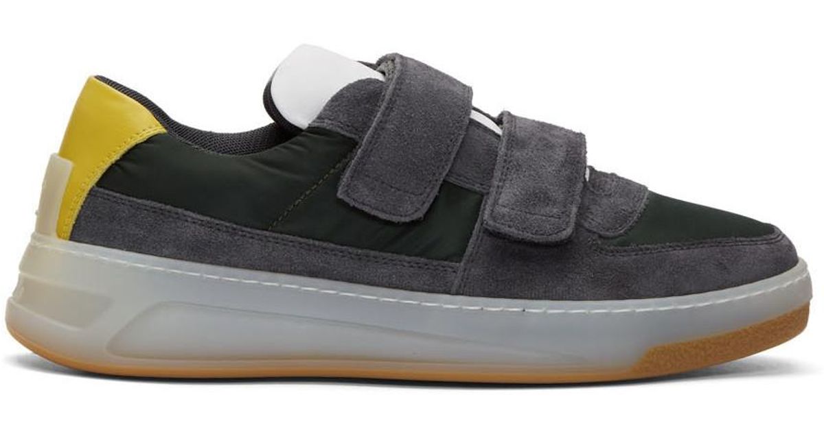 acne velcro strap sneakers