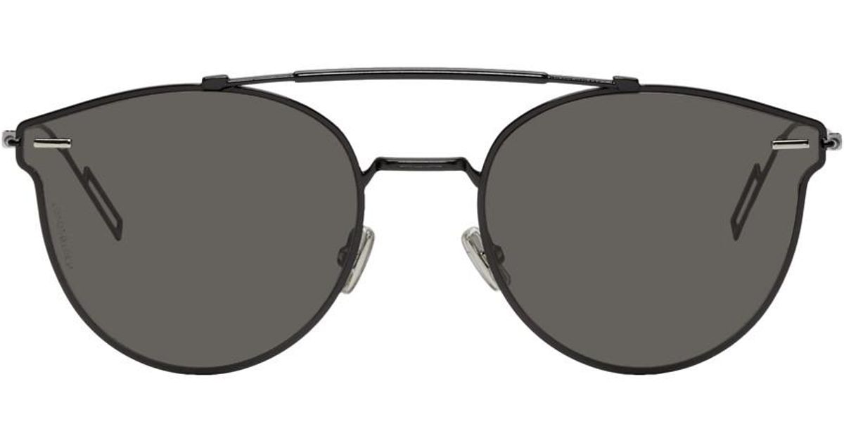 dior pressure metal pilot sunglasses