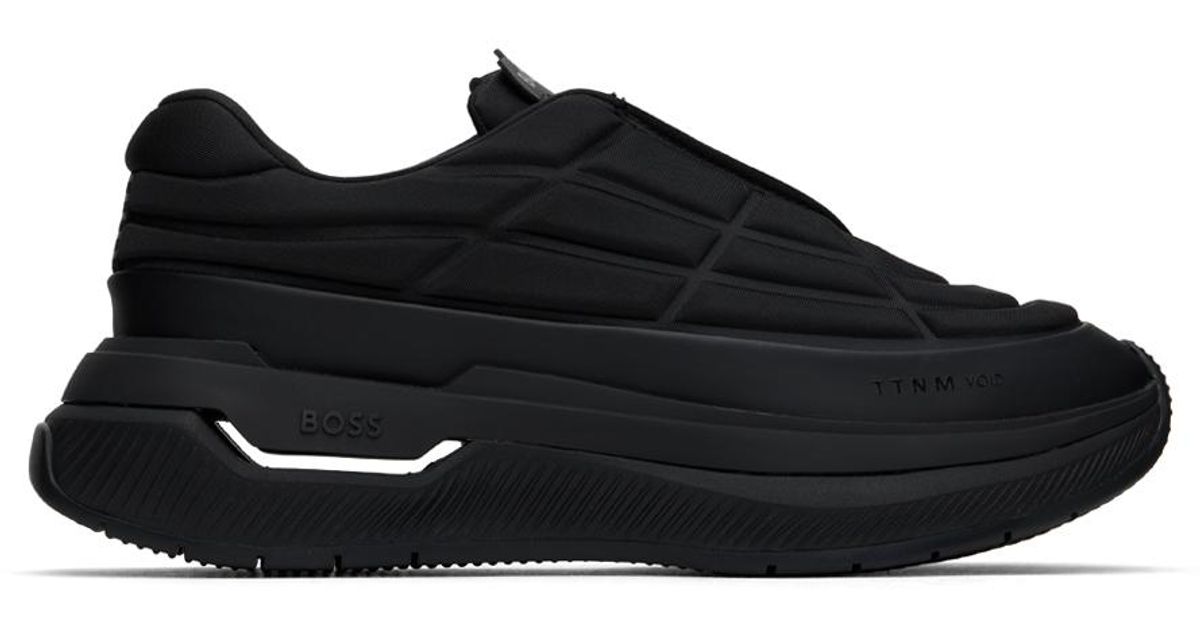 Eff Boss BOSS Void Sneakers in Black for Men | Lyst