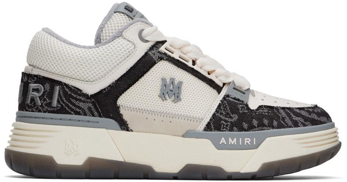 【抜け感と高級感】AMIRI Vintage Denim MA-1 スニーカー Vintage Denim Ma-1 Sneaker Washed Indigo | The Webster