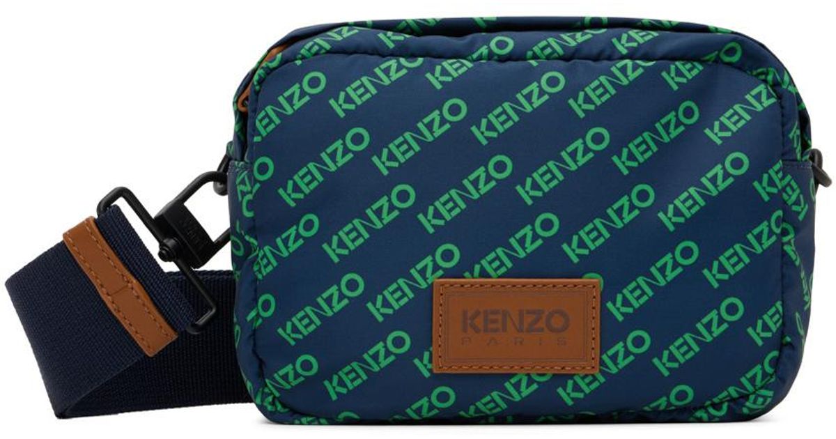 KENZO Synthetic Paris Sport Monogram Crossbody Bag for Men Lyst