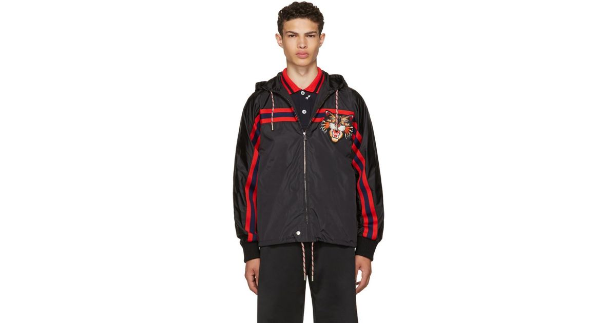 gucci angry cat windbreaker