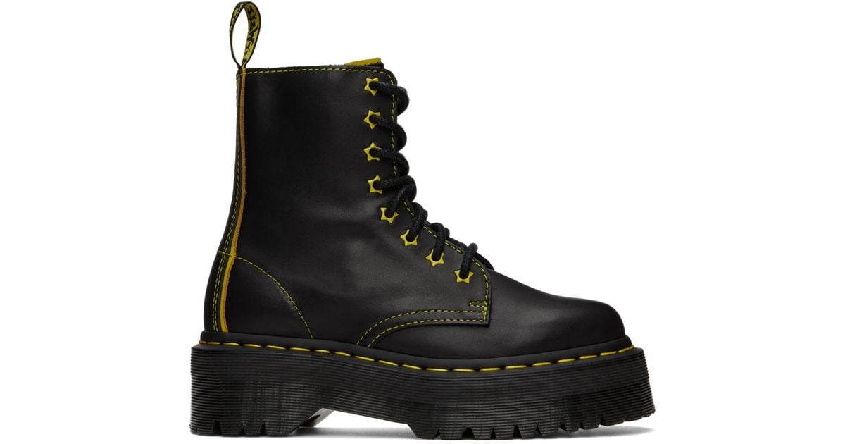 Dr. Martens Jadon Ii Neon Star ブーツ ブラック | Lyst