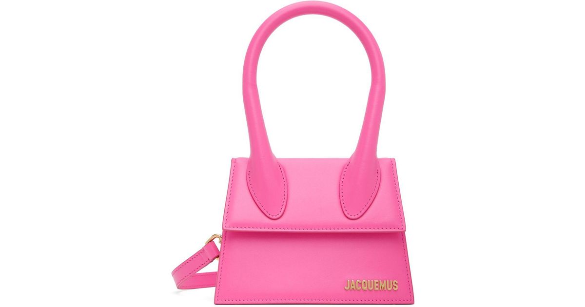 Jacquemus Pink Le Papier 'le Chiquito Moyen' Bag | Lyst