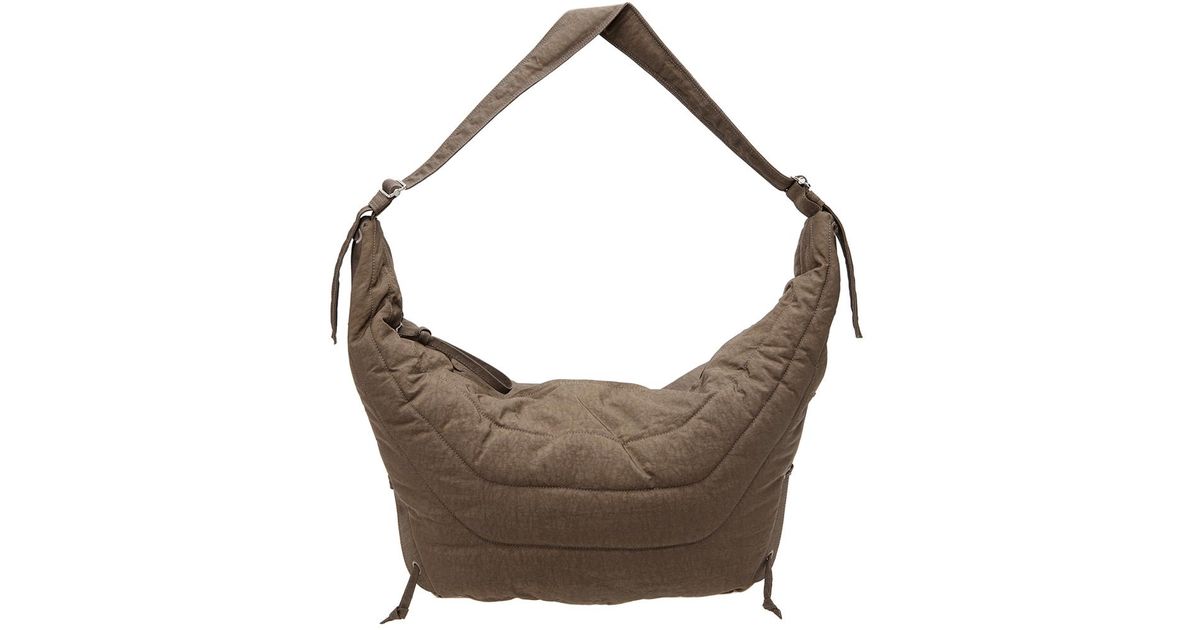 Lemaire Brown Soft Crossbody Bag for Men | Lyst