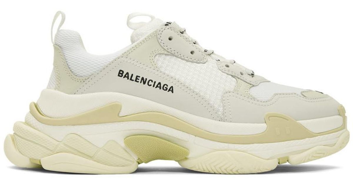 white triple s balenciaga women's