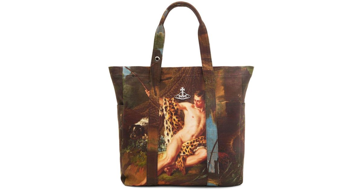 Vivienne Westwood Cotton Brown Murray Tote for Men | Lyst
