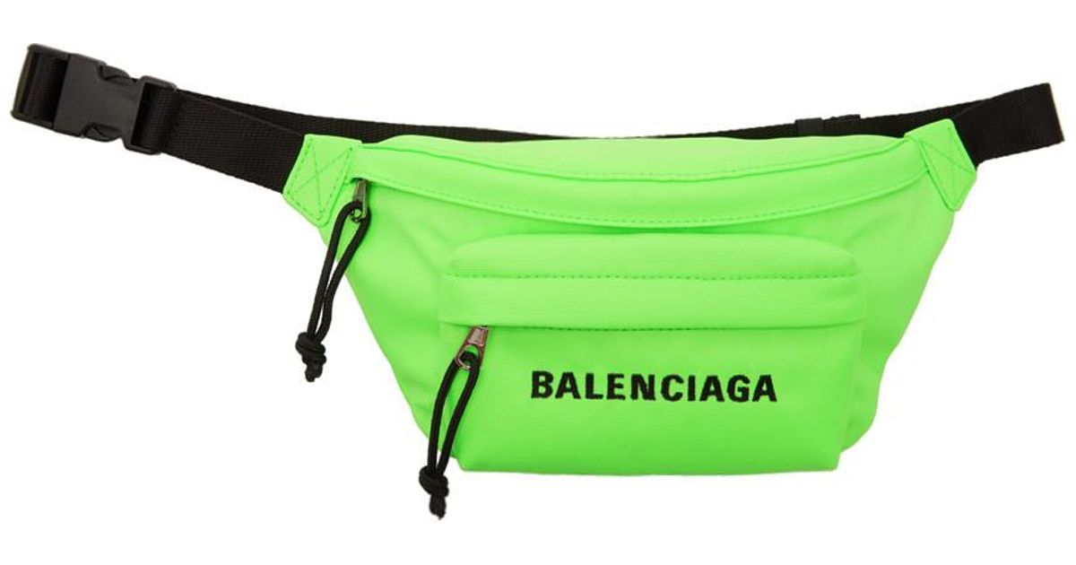 Balenciaga Green Wheel Belt Bag | Lyst
