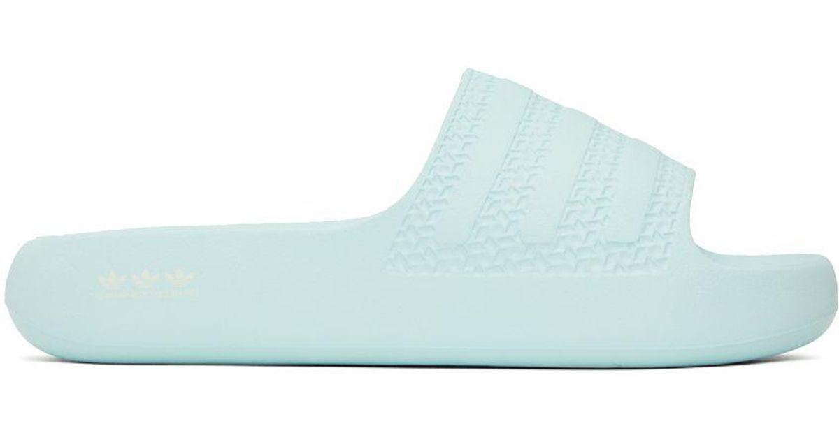 adidas Originals Adilette Ayoon Slides in Black | Lyst