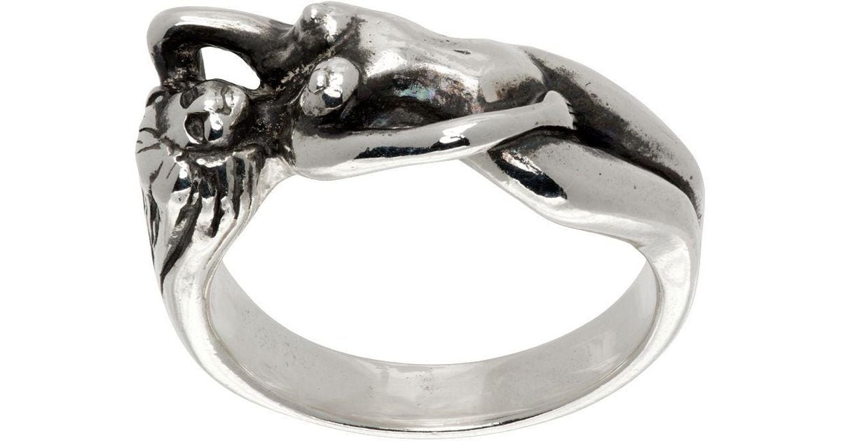 Wacko Maria Nude Ring in Metallic for Men | Lyst