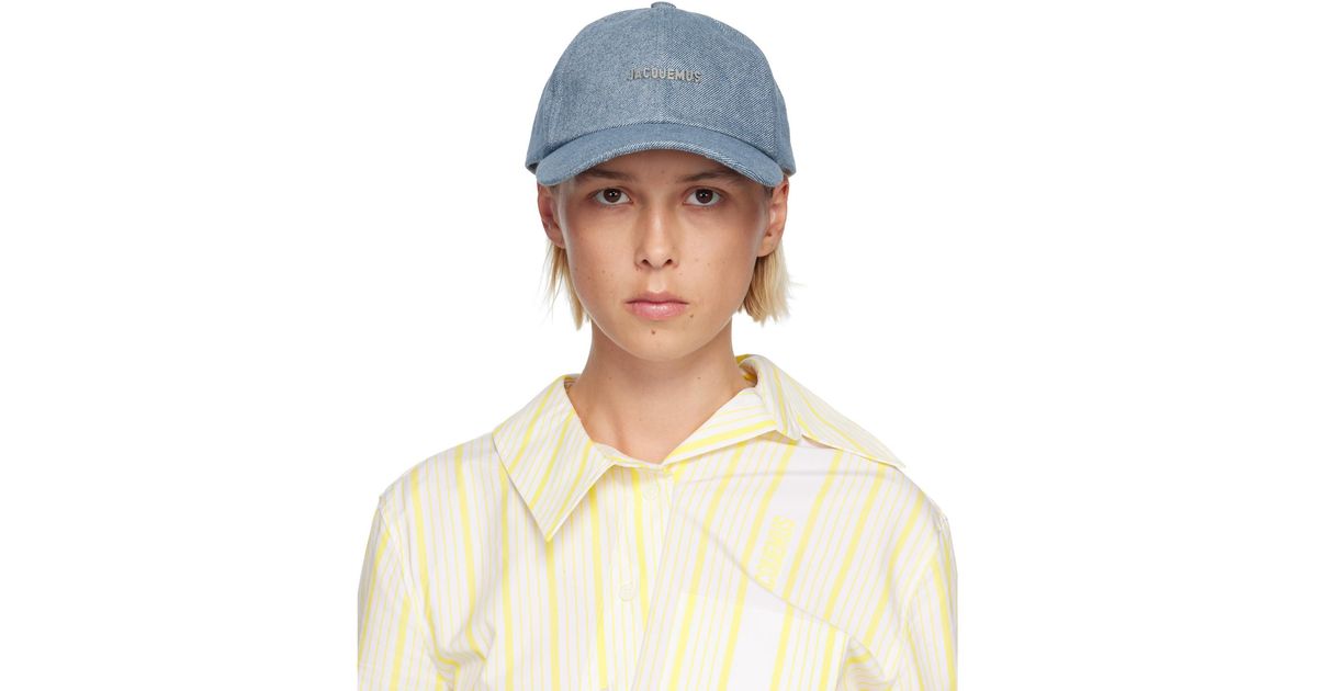 Jacquemus 'The Gadjo' Baseball Cap in Blue | Lyst