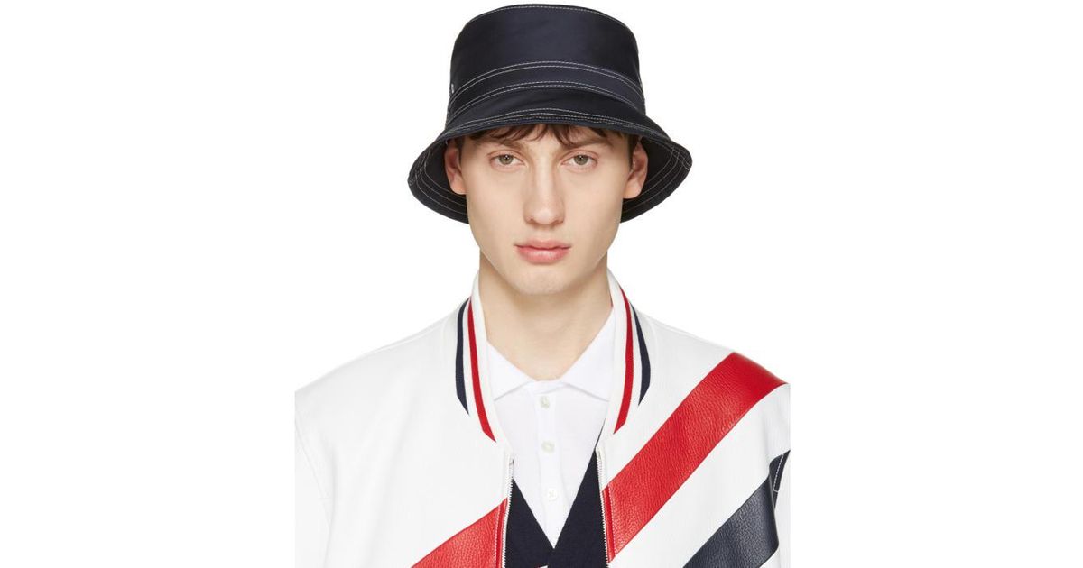 thom browne bucket hat