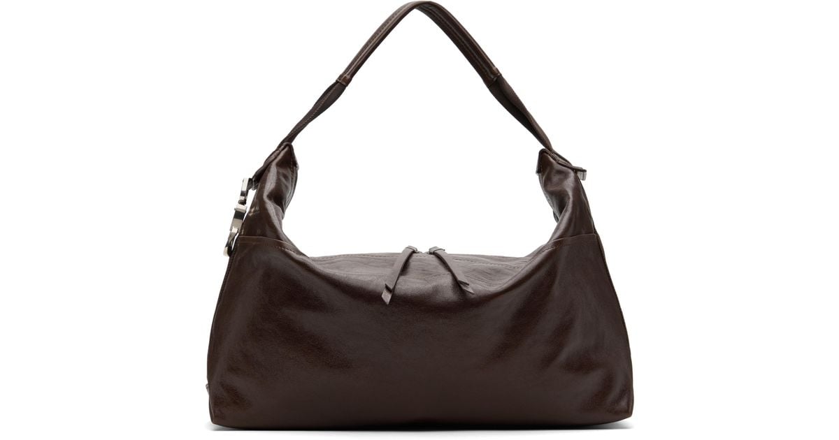 【関税込み】LEMAIRE ブラウン Berlingot バッグ LEMAIRE Berlingot Shoulder Bag | Brown | FARFETCH