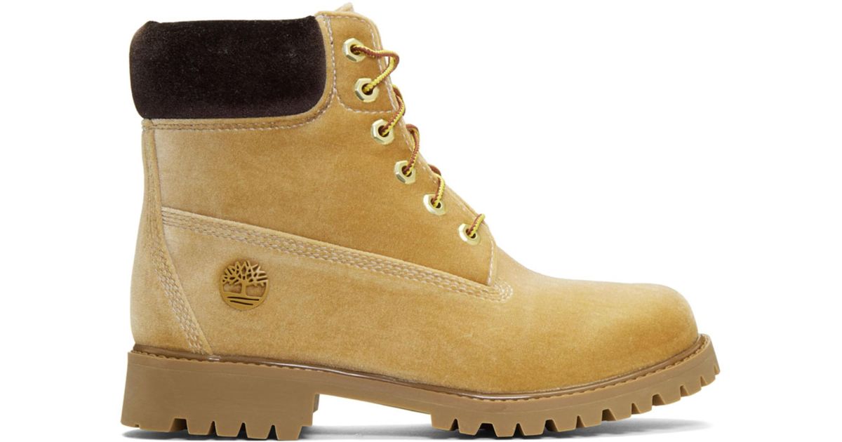 timberland velvet boots