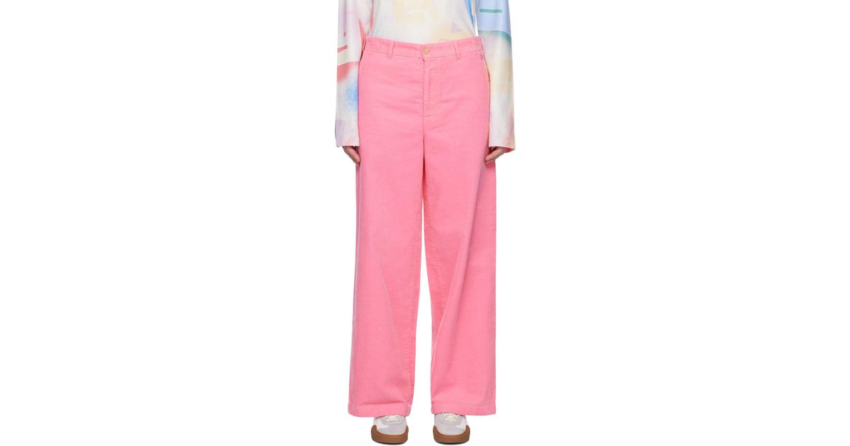 【関税込み】Acne Studios ピンク コーデュロイパンツ Acne Studiosのピンク コーデュロイパンツがセール中