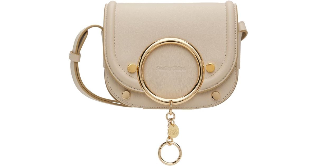 See By Chloé Beige Mara Small Crossbody Bag in Natural | Lyst See By Chloé Beige Mara Small Crossbody Bag in Natural | Lyst