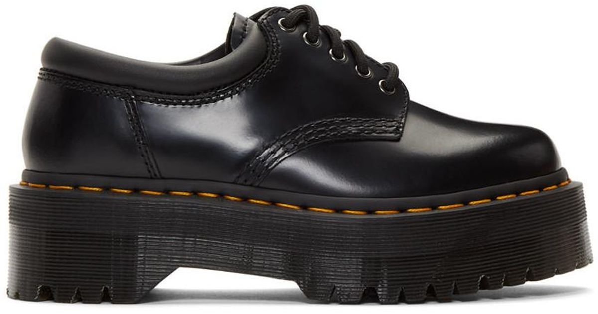 black 8053 quad platform derbys