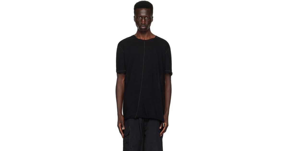 NICOLAS ANDREAS TARALIS Black Raglan T-Shirt