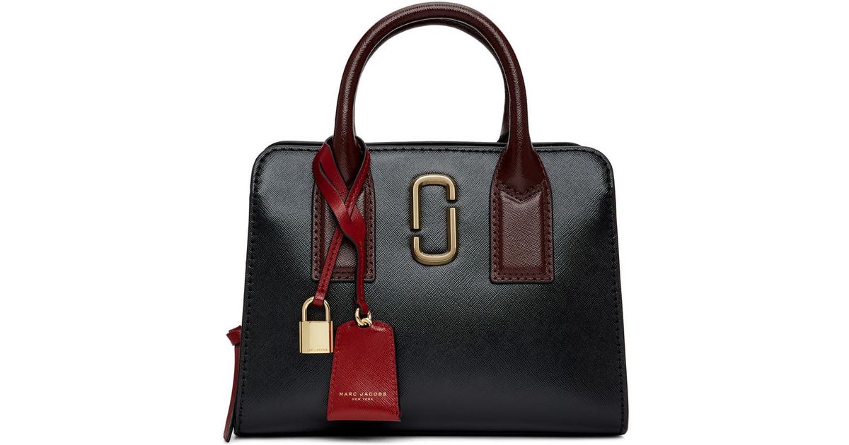 Marc Jacobs Black And Red Little Big Shot Bag | Lyst