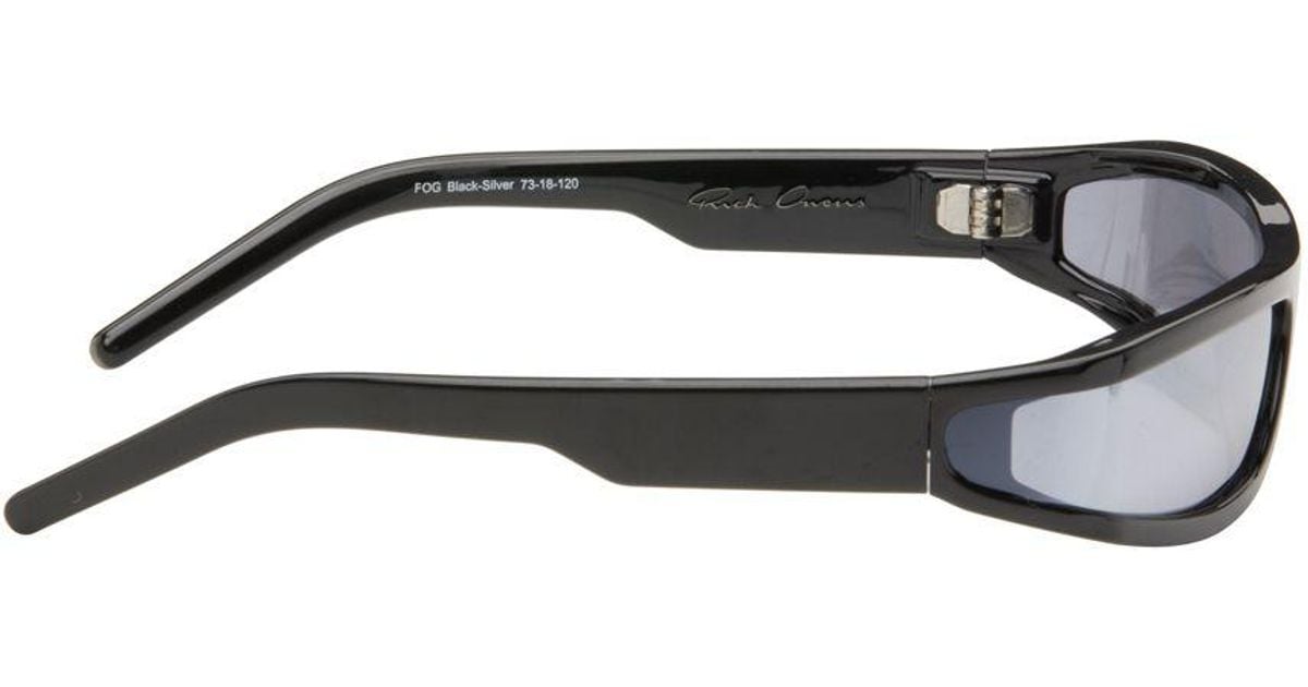 【RICK OWENS】 フォグ サングラス ブラック Rick Owens Fog Sunglasses (Black) – CNCPTS