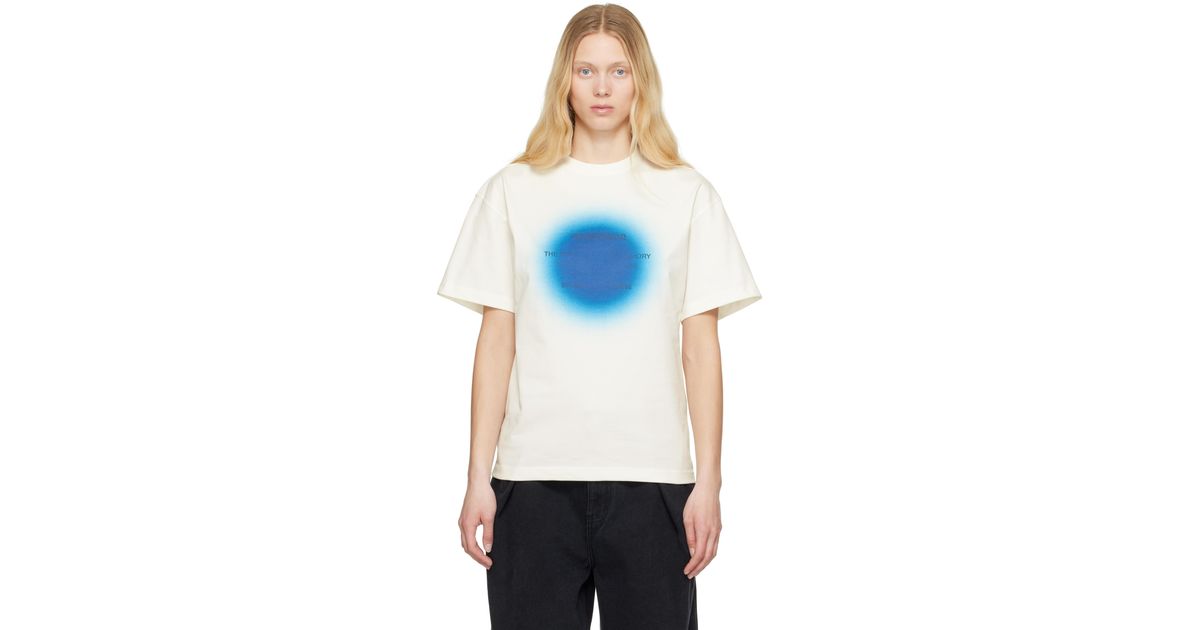 ★ADER error★ オフホワイト Eternity Product. 46 Tシャツ Ader Error White Eternity Product. 46 T-shirt In Off White